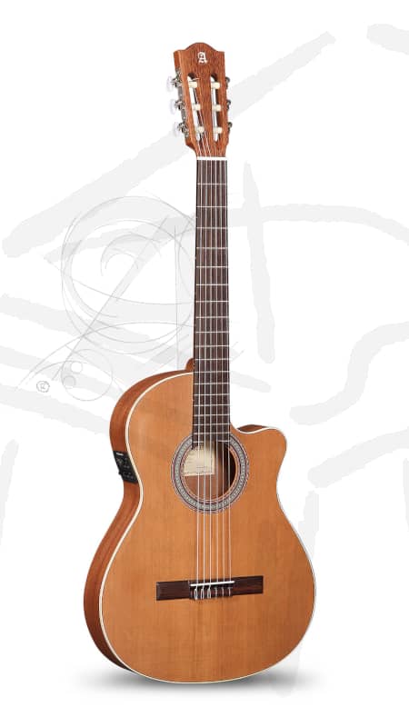 GUITARRA ALHAMBRA Z-NATURE CT-EZ ESTRECHA + FUNDA 9730