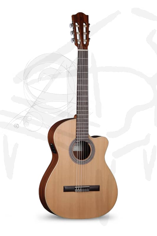 GUITARRA ALHAMBRA Z-NATURE CW-EZ + FUNDA 9730