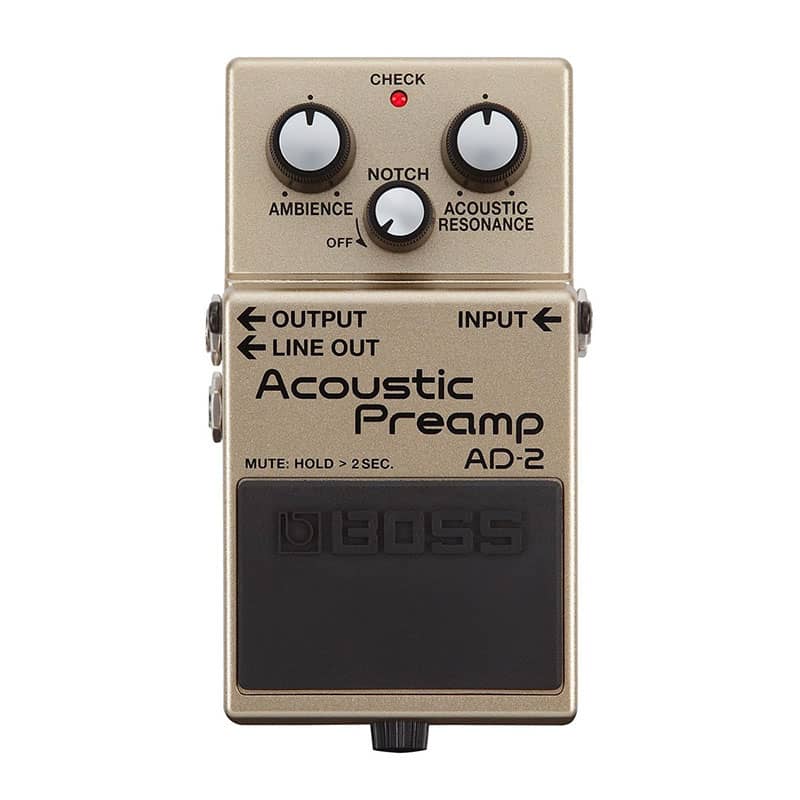 PEDAL GUITARRA BOSS AD-2 PREAMPLIFICADOR ACUST.